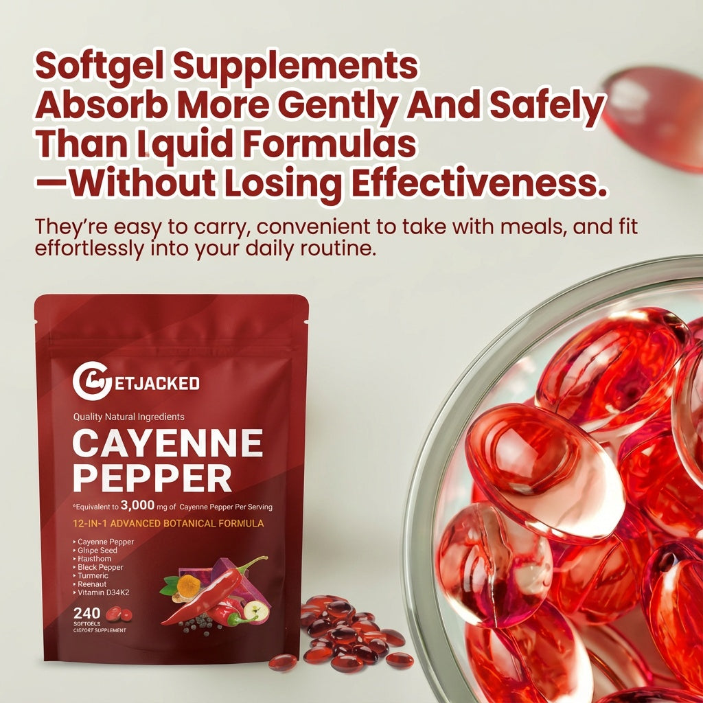 Support Vascular Function with GetJacked Cayenne Softgels (Copy)